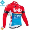 Lotto Dstny Radtrikot Winter Thermal Fleece 2024